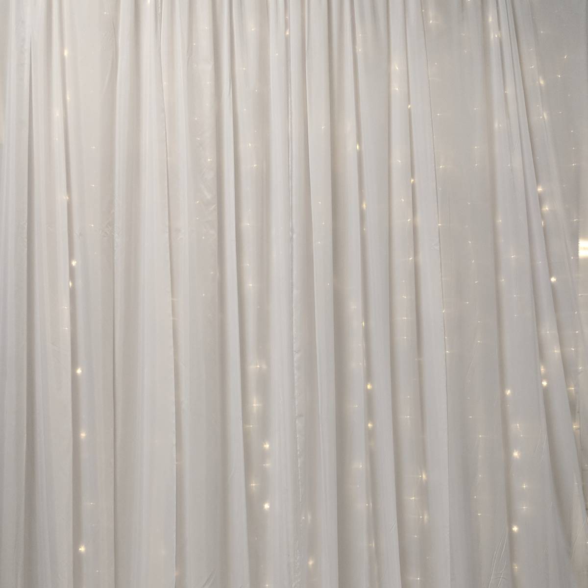 White Taffeta Dual Panel Backdrops